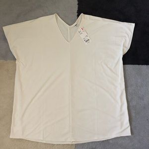 Brand new Uniqlo Crepe jersey short sleeve tunic